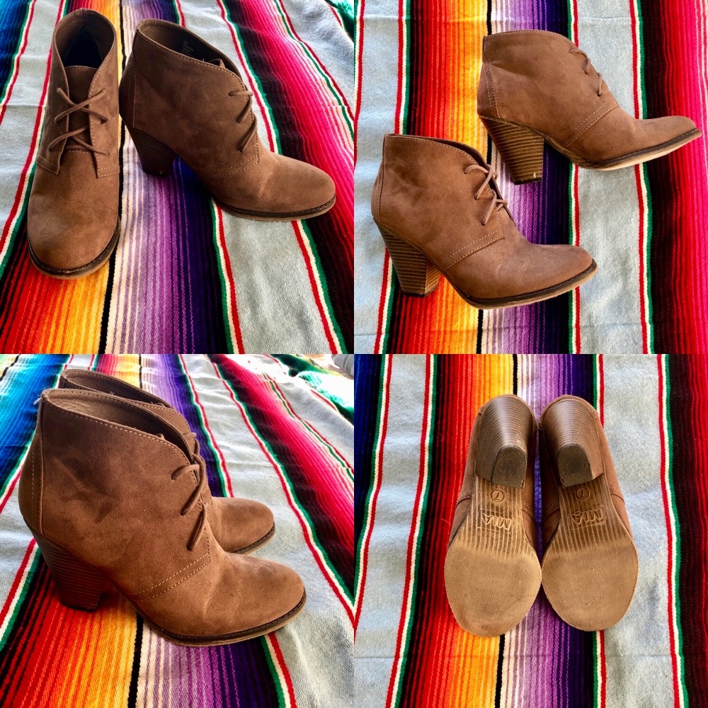 Chic tan ModCloth booties